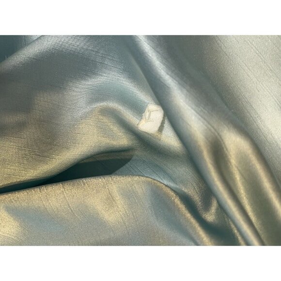 Vtg Eve Stillman Couture Womans Small Blue Robe Wide Lace Trim Glamour - Picture 9 of 14